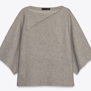 Zara Gray Tunic Top
